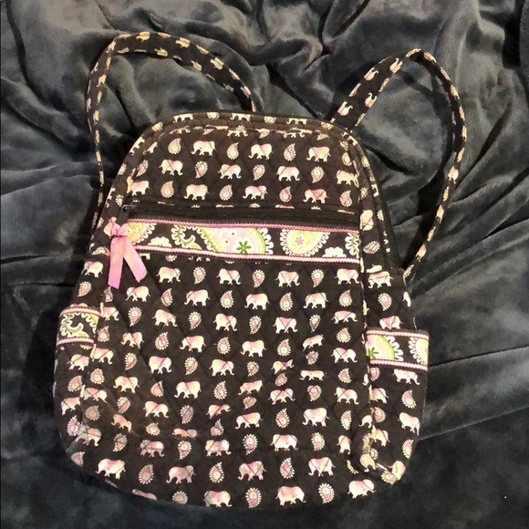 Vera Bradley Pink Elephant Backpack